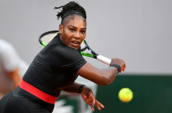 L'Américaine Serena Williams face à l'Australienne Ashleigh Barty au 2e tour à Roland-Garros, le 31 mai 2018 