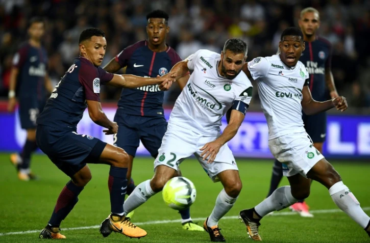Match aller entre le PSG et Saint-Etienne, le 25 août 2017 au Parc des Princes