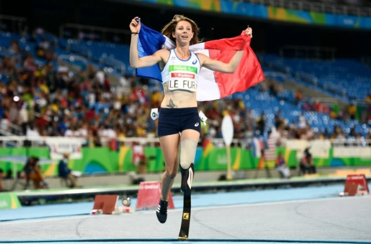La Française Marie-Amélie Le Fur obtient sa troisième médaille d'or aux Jeux paralympiques, sur 400m, le 12 septembre 2016