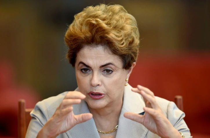 Dilma Rousseff le 14 juin 2016 Ă Brasilia