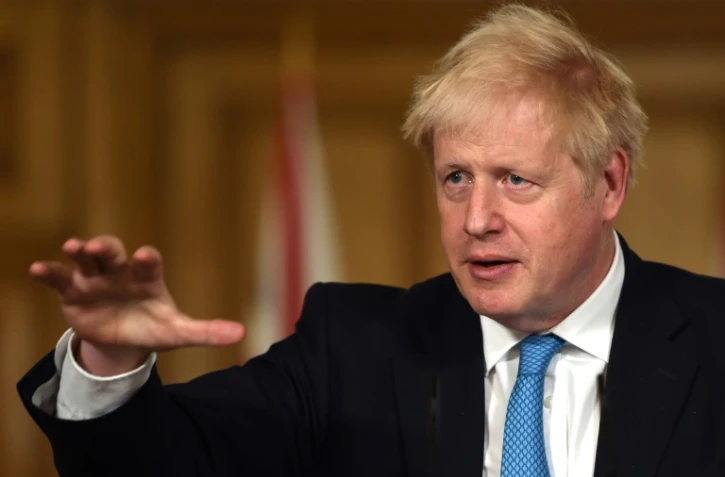 Le Premier ministre britannique Boris Johnson, le 16 octobre 2020 à Londres