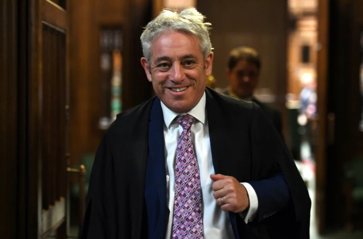 L'ancien président de la Chambre des communes britannique John Bercow le 31 octobre 2019
