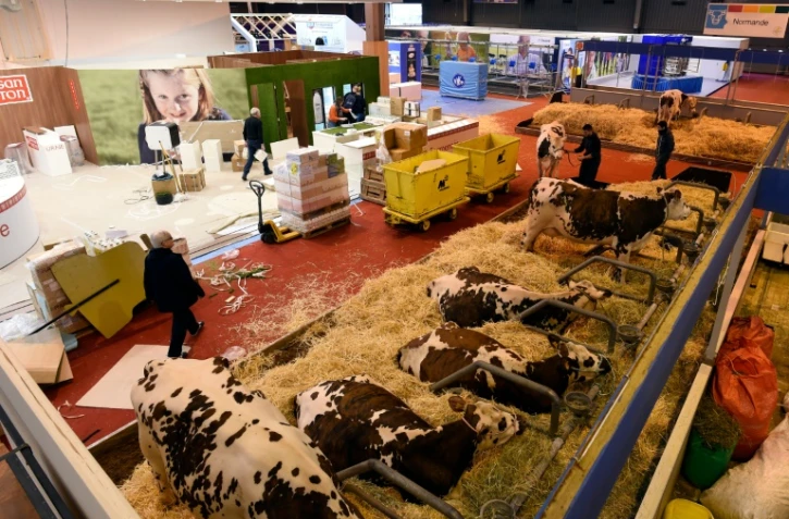 Vue générale du Salon de l'Agriculture le 26 février 2016 à Paris