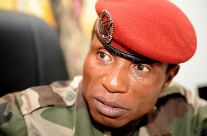 Moussa Dadis Camara à Conakry, le 30 septembre 2009