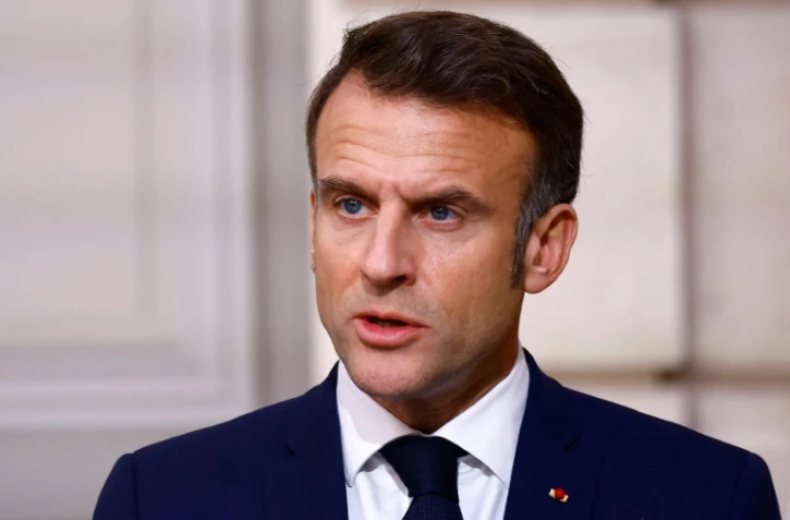 Emmanuel Macron à l'Élysée, le 28 novembre 2024