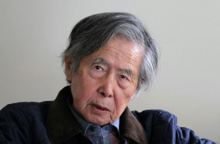 Photo fournie le 25 juillet 2018 de l'ancien président péruvien Alberto Fujimori à Lima