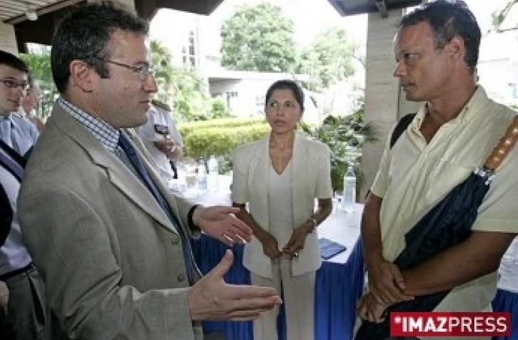 Lors de la précédente visite de Martin Hirsh à La Réunion en février 2008