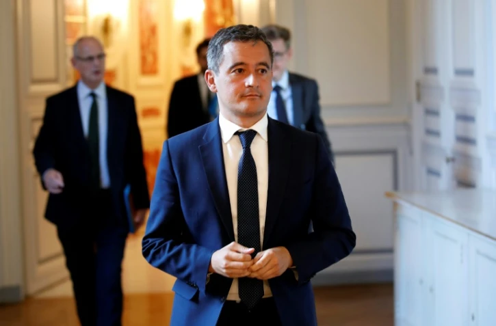 Gérald Darmanin le 8 juillet 2020 Place Beauvau