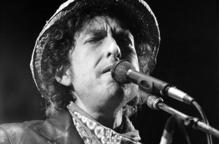 Bob Dylan, le 3 juin 1984, à Munich (Allemagne) 