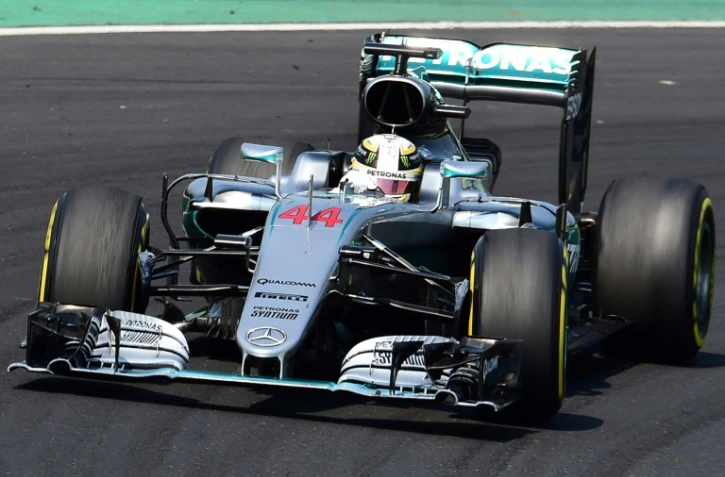 Le Britannique Lewis Hamilton (Mercedes) lors du GP de Hongrie sur le Hungaroring, le 24 juillet 2016