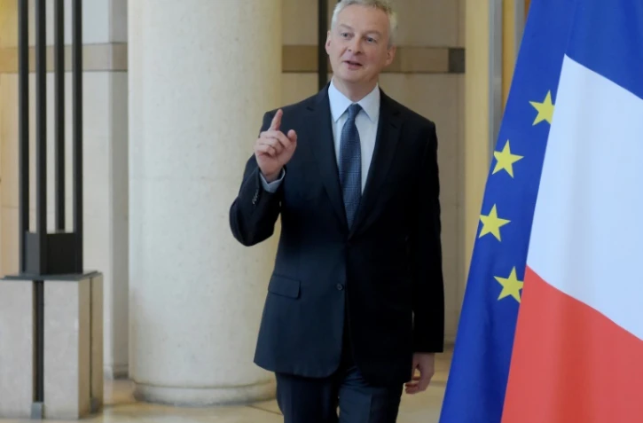 Bruno Le Maire au ministère de l'Economie et des Finances à Paris, le 31 octobre 2019