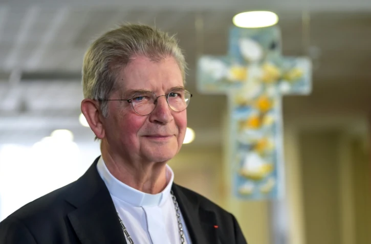 L'archevêque de Lille, Laurent Ulrich,le 2 mai 2019 à Lomme (Nord)