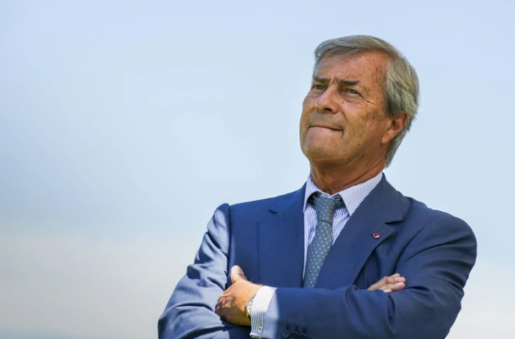 L'homme d'affaires Vincent Bolloré lors de la remise d'un prix littéraire le 26 juin 2017 à Paris