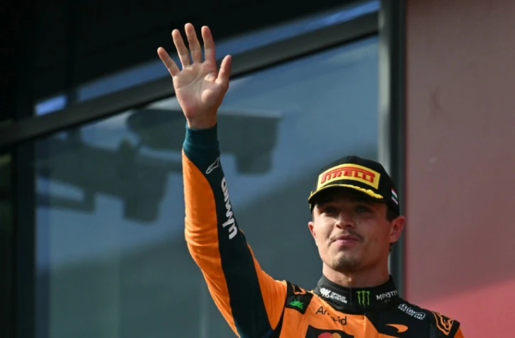 Le Britannique Lando Norris, vainqueur du GP de Hongrie, le 26 juillet 2026