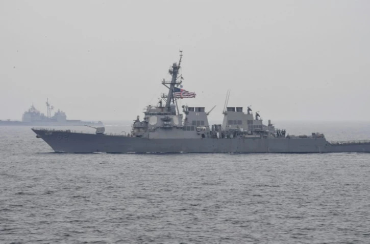 Le destroyer américain USS Fitzgerald, le 1er juin 2017 en mer du Japon