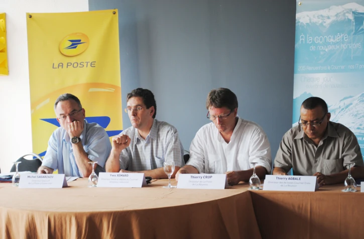 Jeudi 10 mars 2011: Conférence de presse de la Poste (photo: D.R)
