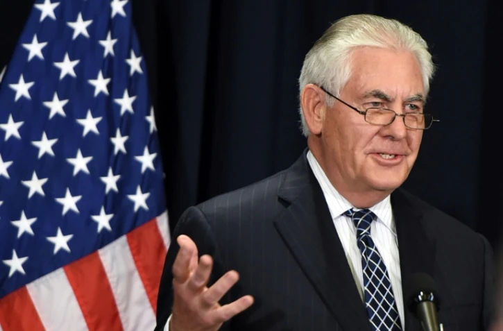 Le secrétaire d'Etat américain Rex Tillerson, à Ryad, le 20 mai 2017