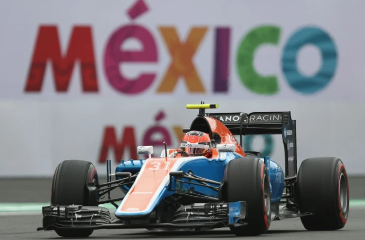 Le Français Esteban Ocon (Manor Mercedes), le 28 octobre 2016 à Mexico lors des essais du Grand Prix du Mexique