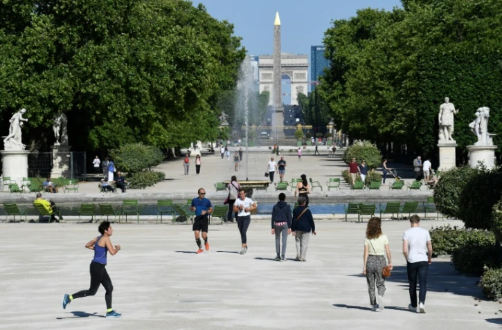 Photo d'archive du Jardin des Tuileries Ă Paris en date du 31 mai 2020.