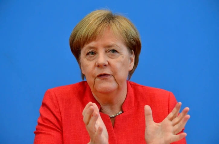 La chancelière Angela Merkel à Berlin, le 20 juillet 2018