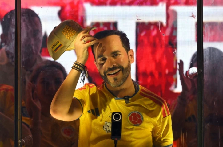 Le candidat de droite à la présidence de la Colombie, Abelardo de la Espriella, le 31 mai 2026 à Barranquilla 