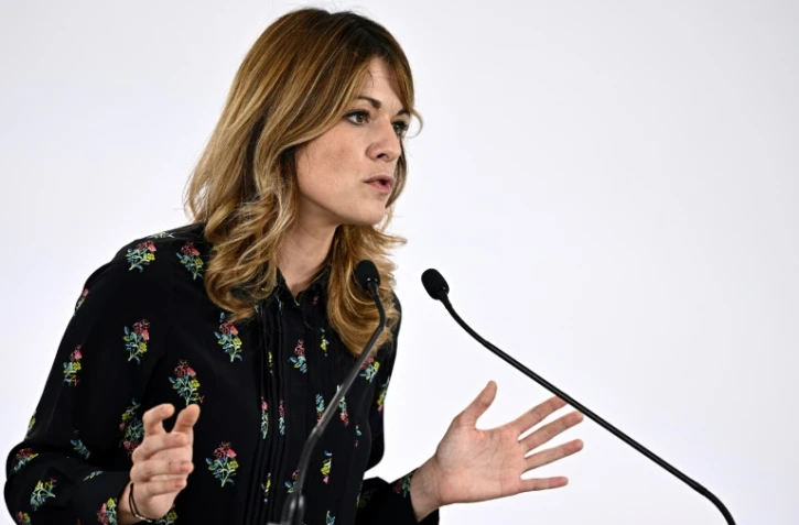 La porteparole du gouvernement Maud Bregeon, le 15 octobre 2024, à Paris