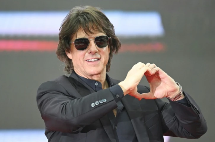 L'acteur américain Tom Cruise pose devant les photographes lors d'un événement avant la sortie du film "Mission : Impossible – The Final Reckoning", à Séoul, le 8 mai 2025