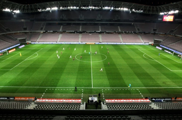 Le stade de Nice, l'Allianz Riviera, le 13 mars 2015