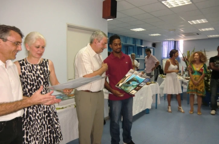 Partenariat TAAf - bac pro imprimerie à Saint-Pierre