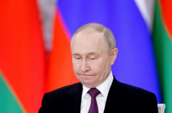 Le président russe Vladimir Poutine à Kremlin, le 13 mars 2025 à Moscou