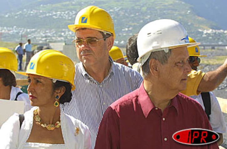 Huguette Bello, députée-maire communiste de Saint-Paul et Paul Vergès, président de l'Alliance et fondateur du parti communiste réunionnais (Photo archives)
