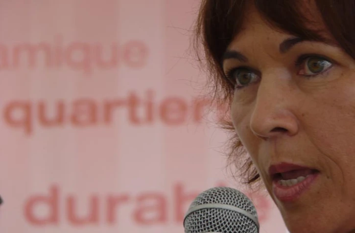 Marylène Hoareau, directrice du Parc Nation, lors de la présentation de la semaine du développement durable du 1er au 7 avril 2011.
