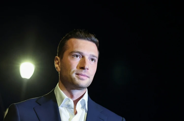 Le président du RN Jordan Bardella à La Seyne-sur-Mer, dans le Var, le 27 septembre 2026