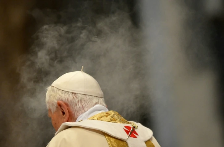 Le pape Benoît XVI le 25 novembre 2012 à la basilique Saint-Pierre au Vatican