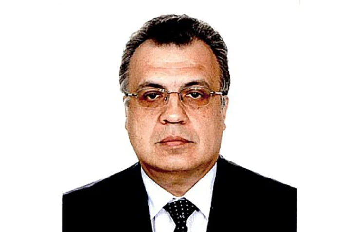Photo non datée obtenue le 19 décembre 2016 du site internet de l'ambassade de Russie en Turquie montrant l'ambassadeur Andreï Karlov