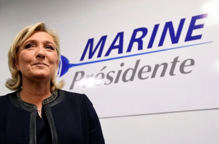 La présidente du FN, Marine Le Pen, le 16 novembre 2016 à Paris