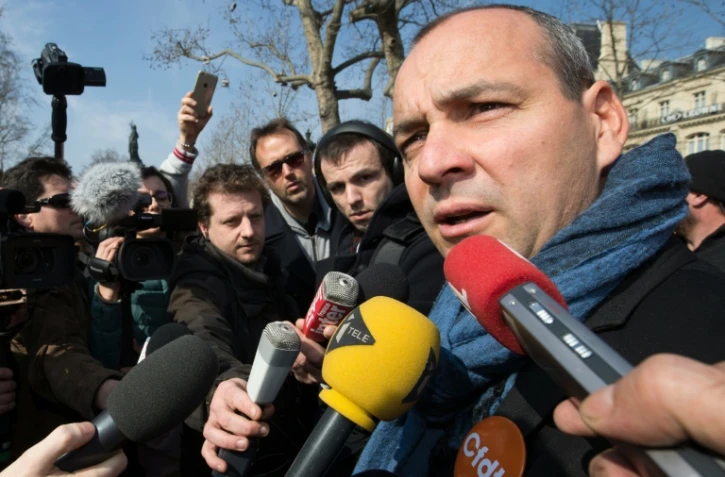 Laurent Berger, secrétaire général de la CFDT, le 12 mars 2016 à Paris 