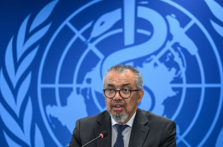 Tedros Adhanom Ghebreyesus, directeur général de l'Organisation mondiale de la santé (OMS), le 20 mai 2026 à Genève