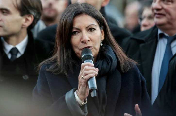 La maire de Paris Anne Hidalgo à Paris le 5 décembre 2016