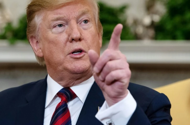 Le président américain Donald Trump photographié le 11 avril 2019 à la Maison Blanche