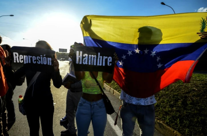 Manifestation anti-Nicolas Maduro, le 30 mars 2017, à Caracas