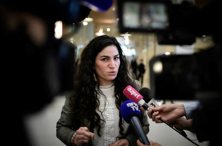 Marie Laguerre au tribunal de Paris, le 4 octobre 2018
