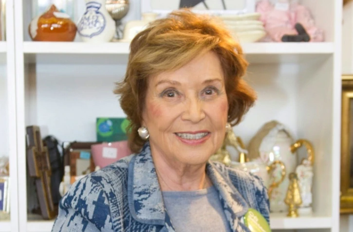 La fille unique de Franco, Carmen Franco au Crystal Palace de Madrid, le 21 novembre 2014