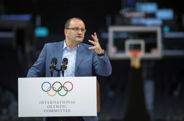 Le président de la commission d'évaluation du CIO Patrick Baumann, le 12 mai 2017 à Los Angeles