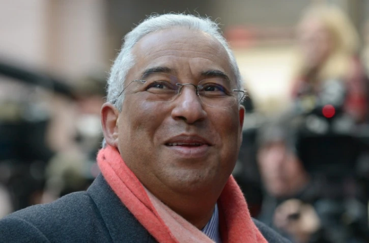 Le Premier ministre portugais Antonio Costa arrive à Bruxelles pour une rencontre de l'UE, le 19 février 2016