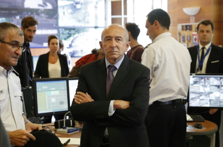 Le ministre de l'Intérieur Gérard Collomb à Paris le 1er septembre 2017