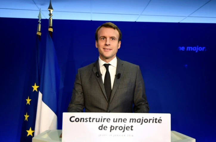 Emmanuel Macron le 19 janvier 2017 à Paris