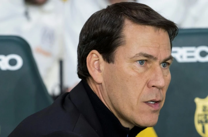 L'entraîneur de Marseille Rudi Garcia lors du match de Ligue 1 à Nantes, le 5 décembre 2018