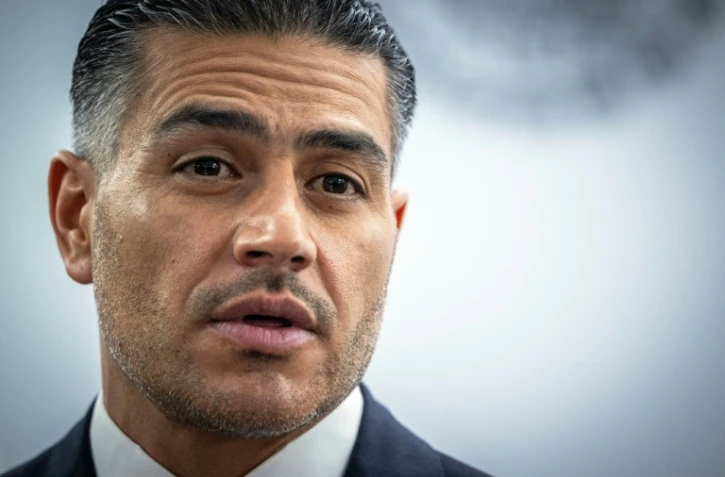 Le ministre mexicain de la Sécurité, Omar Garcia Harfuch, au Palais national de Mexico, le 23 février 2026