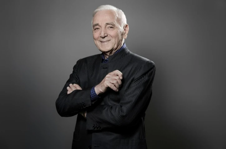 Charles Aznavour, à Paris, le 16 novembre 2017